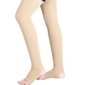 Bas de contention entwig 1 paire de bas de compression haute cuisse pour hommes et femmes