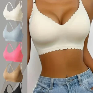 Lot de 8 soutiens-gorge d'entraînement légers en coton sans couture pour filles