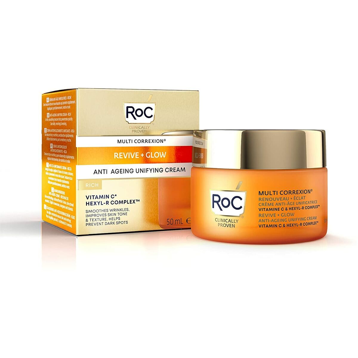 Diaytar Côte d'Ivoire Crème anti-âge Roc Multi Correxion Revive + Glow (50 ml) 