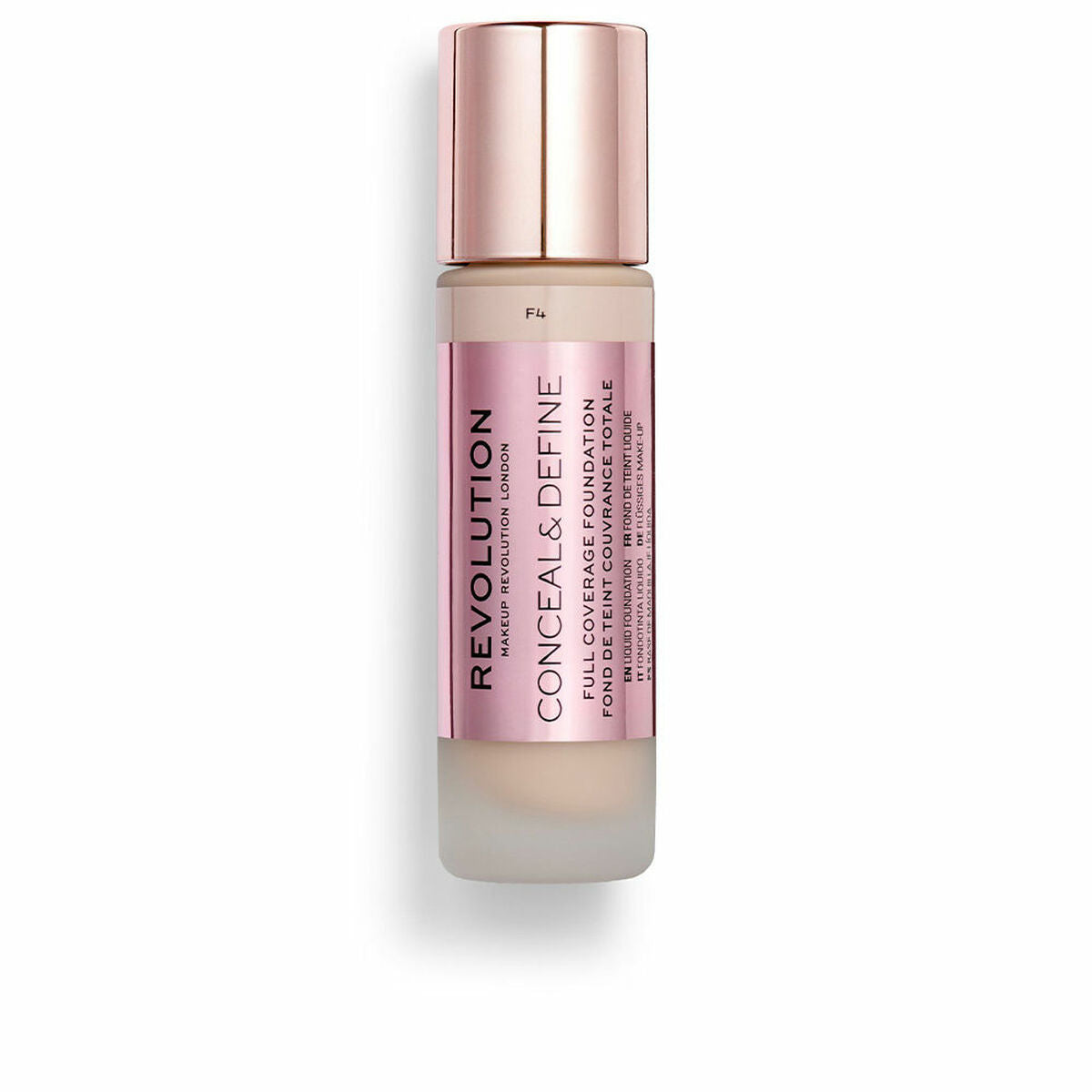 Diaytar Côte d'Ivoire Base de maquillage liquide Revolution Make Up Conceal & Define F4 (23 ml) 