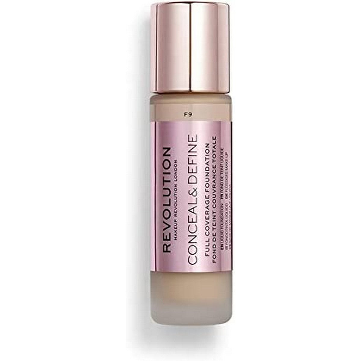Diaytar Côte d'Ivoire Base de maquillage liquide Revolution Make Up Conceal & Define Nº F9 (23 ml) 