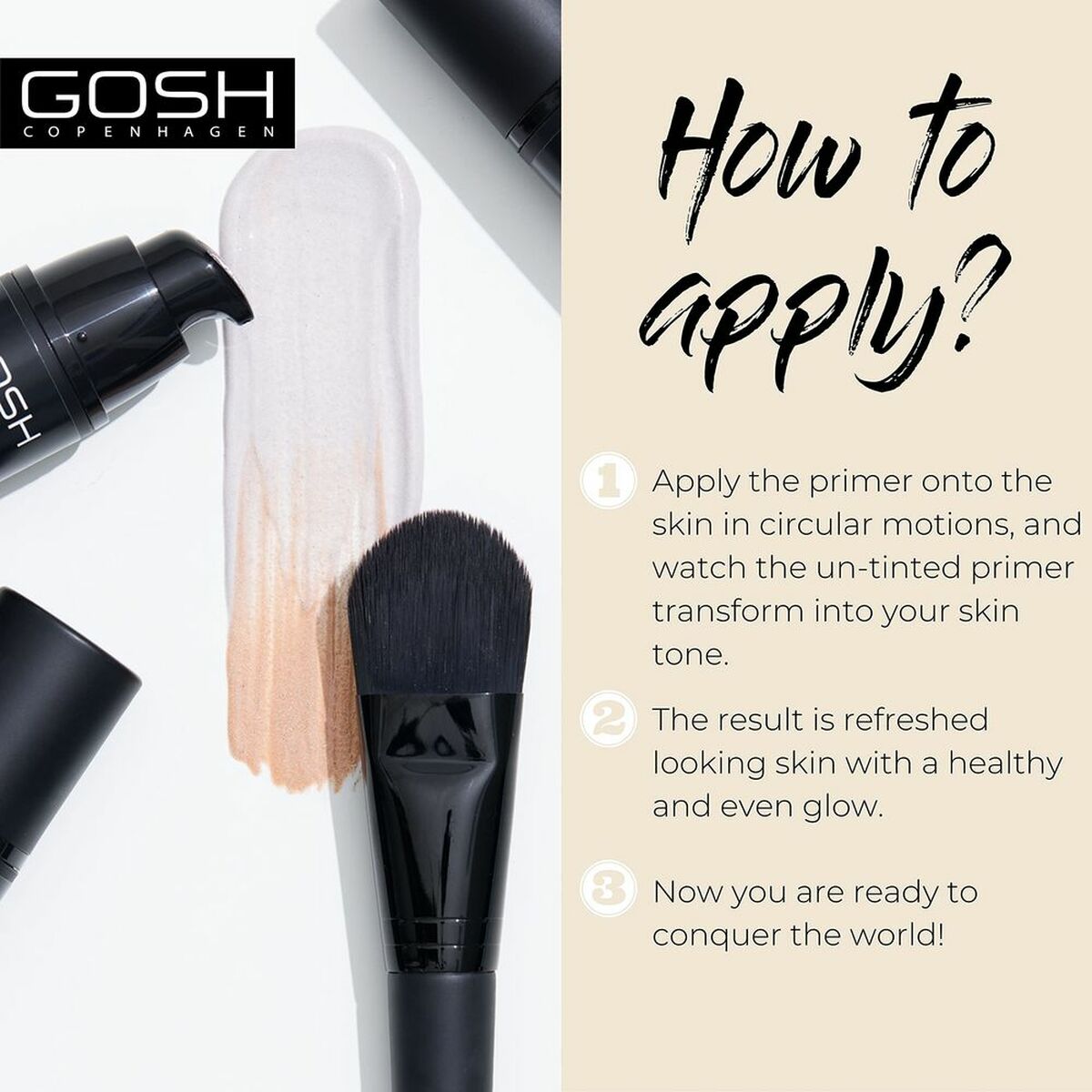 Diaytar Côte d'Ivoire Base de maquillage liquide Gosh Copenhagen (30 ml) 