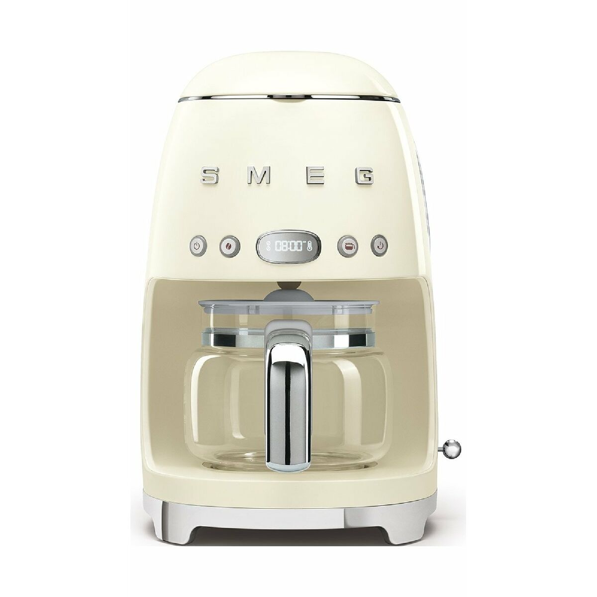 Diaytar Côte d'Ivoire Cafetière goutte à goutte Smeg DCF02CREU 1050 W Rétro 10 Tasses Crème 