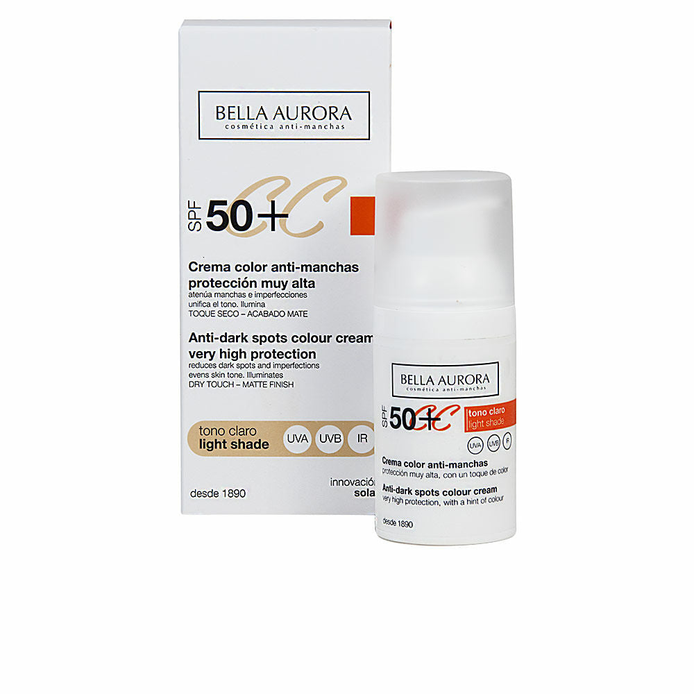 Diaytar Côte d'Ivoire Crème anti-taches Bella Aurora CC Cream Spf 50+ Teinte claire (30 ml) 