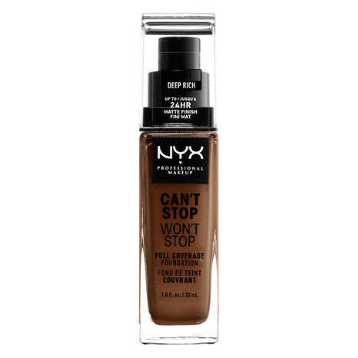 Diaytar Côte d'Ivoire Base de Maquillage Crémeuse NYX Can't Stop Won't Stop deep rich (30 ml) 