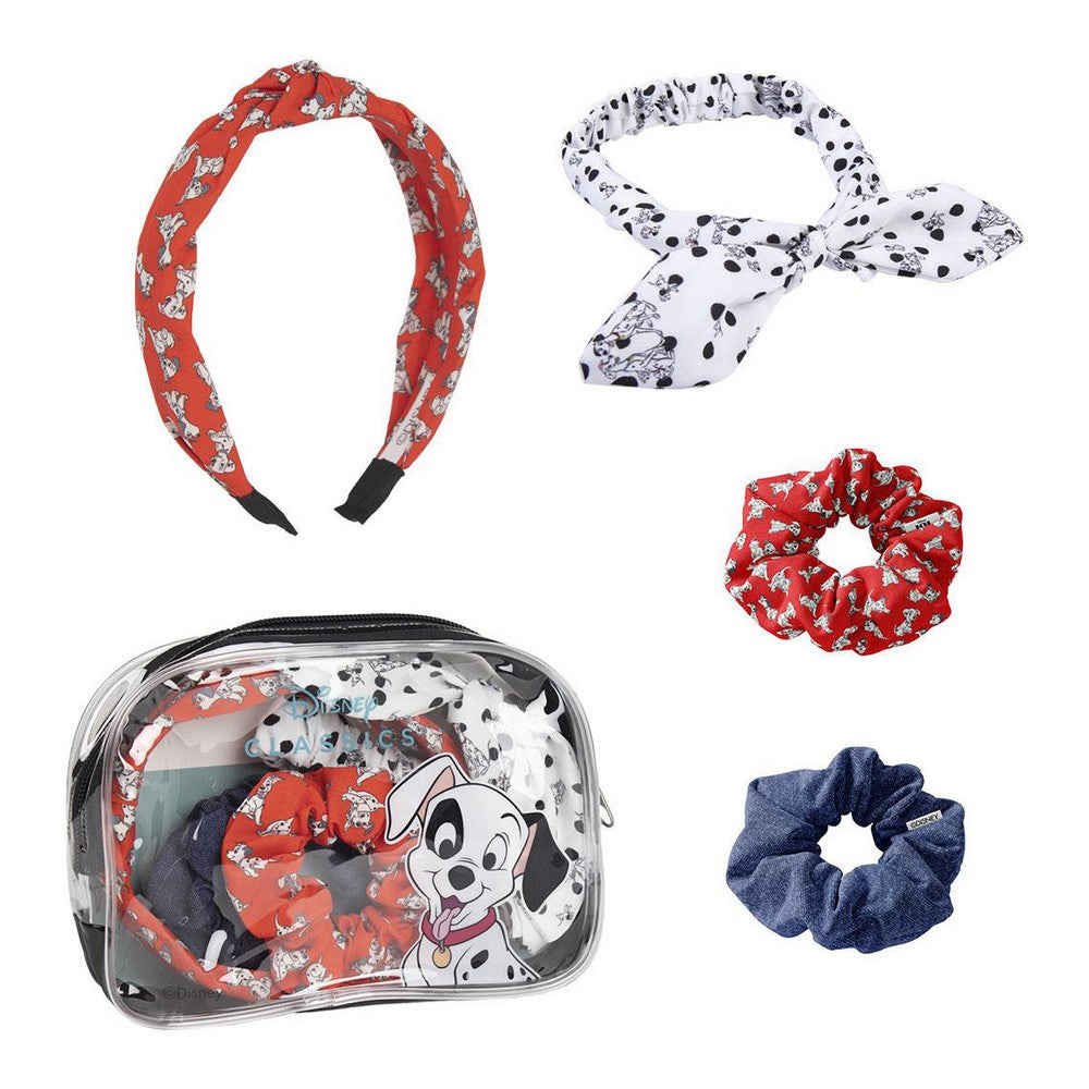 Diaytar Côte d'Ivoire Accessoires pour cheveux Disney 101 Dálmatas Multicolore (4 pcs) 