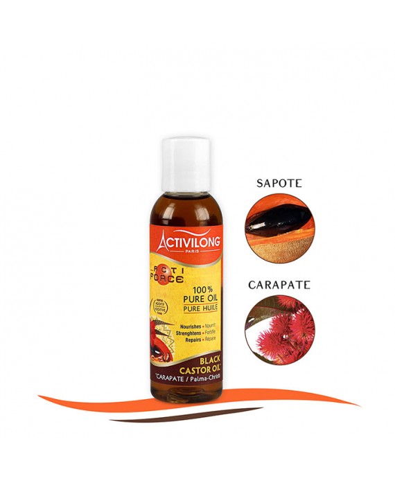 Diaytar Côte d'Ivoire Activilong Paris HUILE DE RICIN NOIRE 100% PURE ACTIFORCE 70g BRAND,HAIR