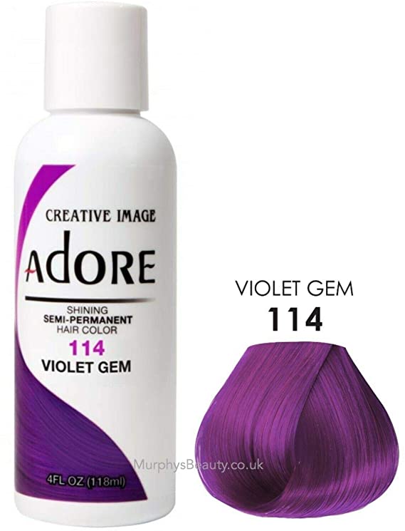 Diaytar Côte d'Ivoire Coloration cheveux semi permanente color violet gem 114 COLORATION