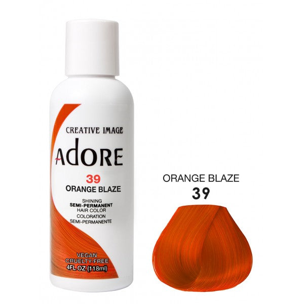 Diaytar Côte d'Ivoire Coloration cheveux semi permanente orange blaze 39 COLORATION