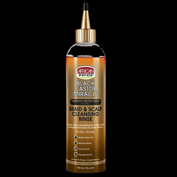 Diaytar Côte d'Ivoire African Pride Black Castor Miracle Nettoyant pour tresse et cuir chevelu 12 oz BRAND,HAIR