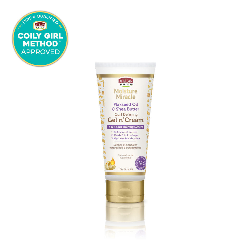 Diaytar Côte d'Ivoire African Pride Moisture Miracle Huile de graines de lin et beurre de karité Gel N' Cream 6 oz BRAND,HAIR
