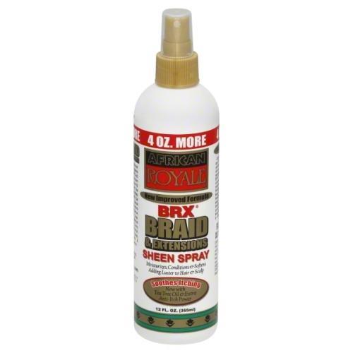 Diaytar Côte d'Ivoire African Royale BRX Braid & Extensions Sheen Spray 12 OZ Hair Care