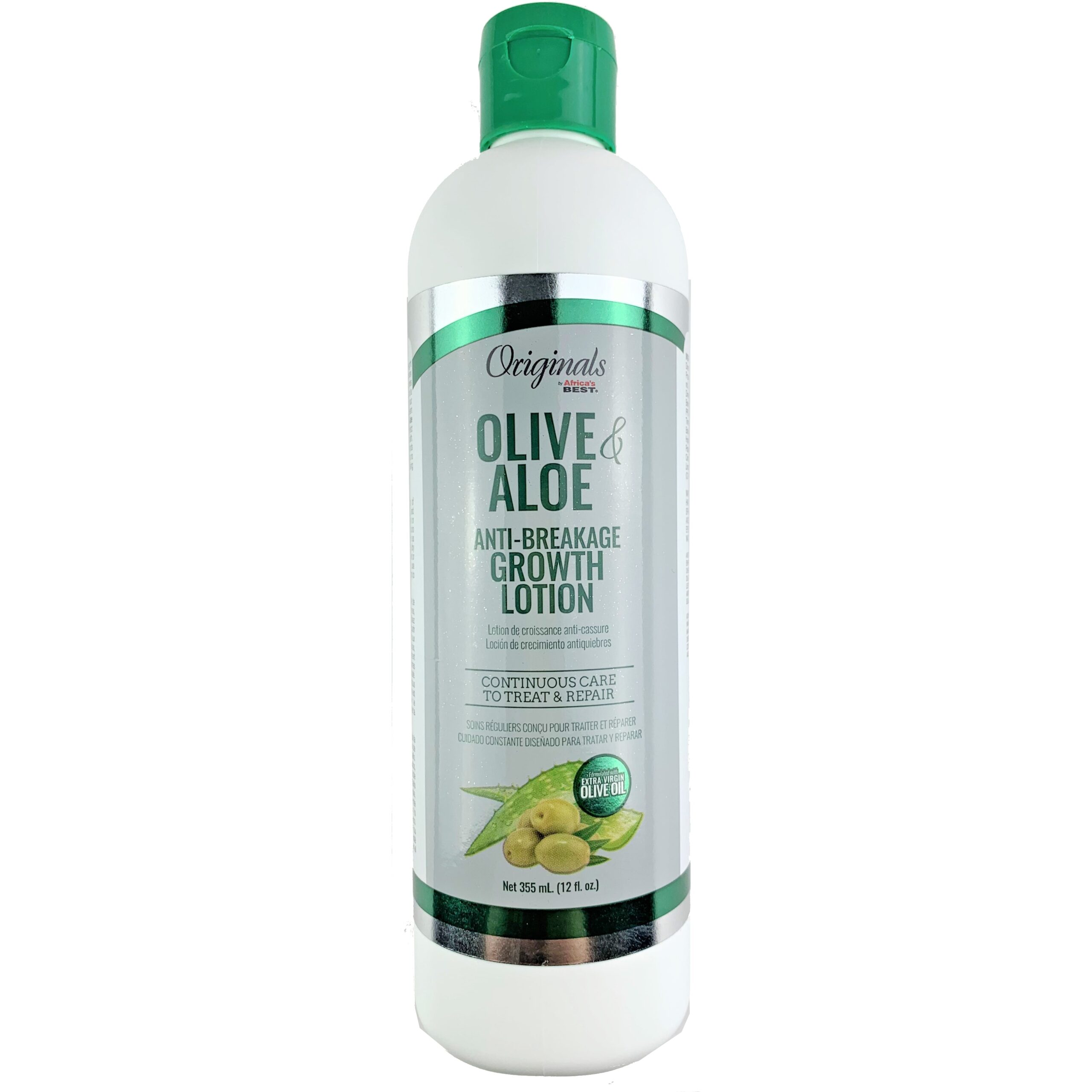 Diaytar Côte d'Ivoire Africa's Best Originals Olive & Aloe Anti-Breakage Growth Lotion 12 OZ Hair Care