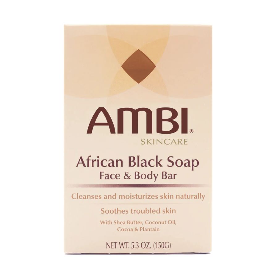 Diaytar Côte d'Ivoire Ambi African Black Soap Face & Body Bar 5.3 OZ Beauty