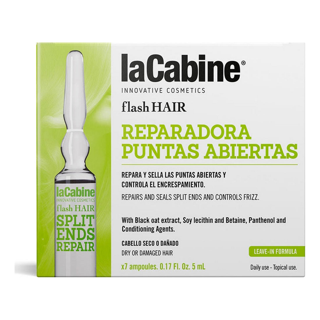 Diaytar Côte d'Ivoire Ampoules laCabine Flash Hair Splint End Regenerator (7 pcs) 