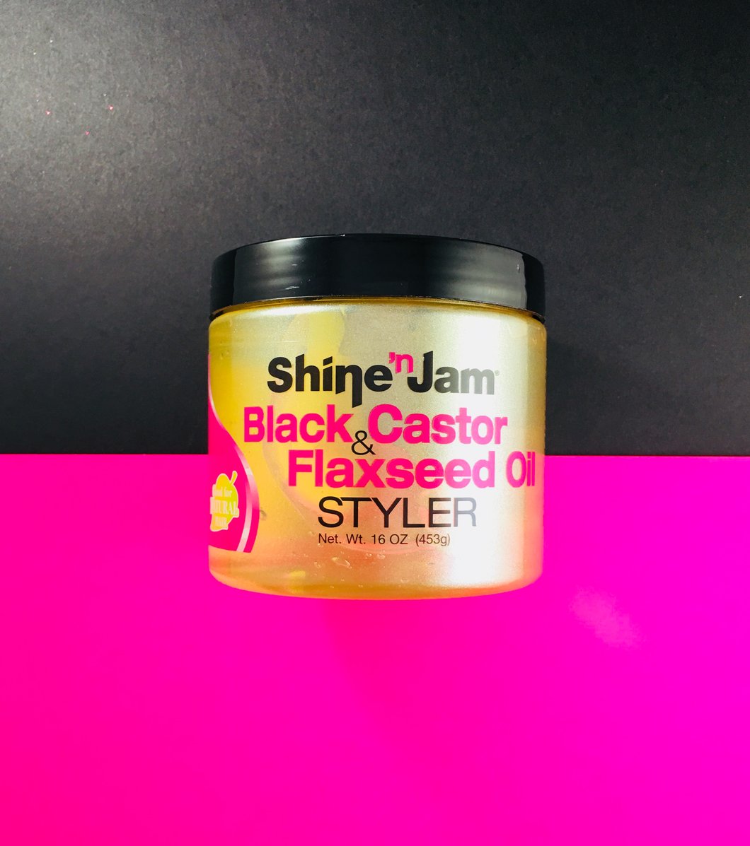 Diaytar Côte d'Ivoire Ampro Pro Styl Shine 'n Jam® Black Castor  Flaxseed Oil Styler BRAND,HAIR