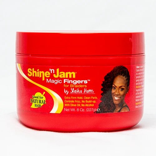 Diaytar Côte d'Ivoire Ampro SHINE 'N JAM MAGIC FINGERS® POUR TRESSEUSES 8oz BRAND,HAIR