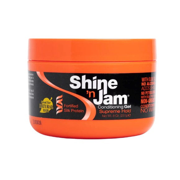 Diaytar Côte d'Ivoire Ampro Shine 'n Jam Conditioning Gel Supreme Hold 8 OZ Hair Care