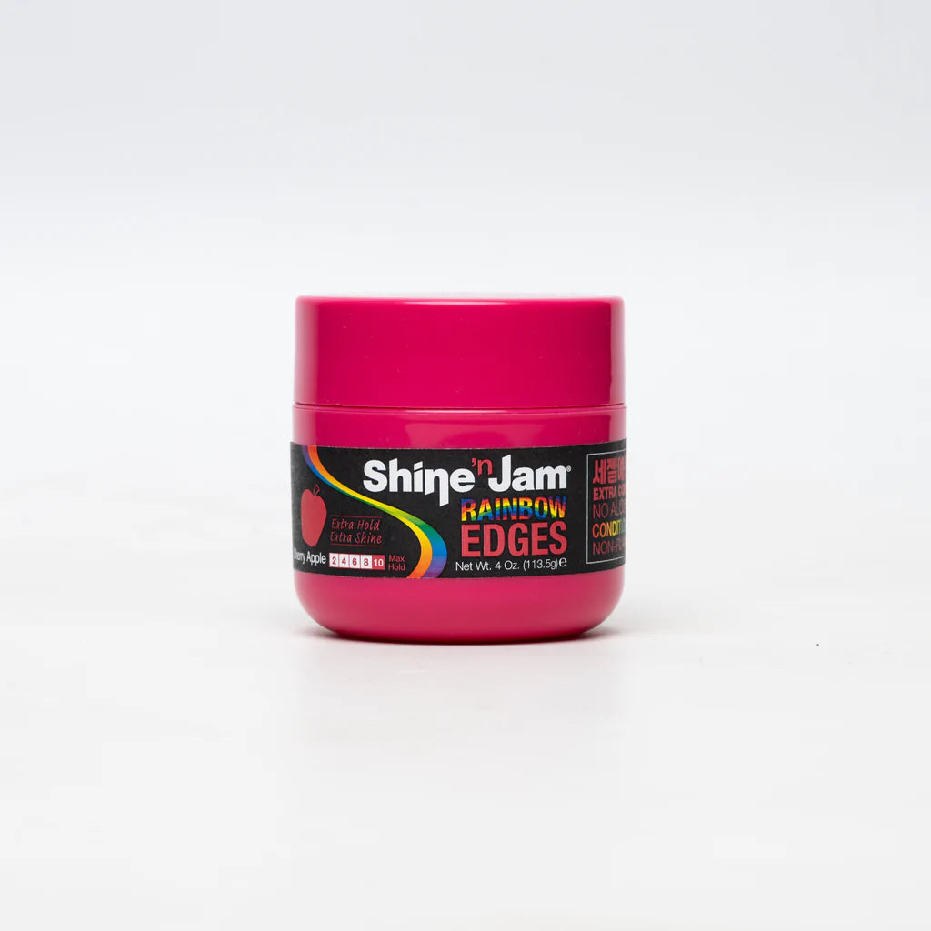 Diaytar Côte d'Ivoire Ampro Shine 'n Jam Rainbow Edges Extra Hold 4 OZ - Cherry Apple Hair Care