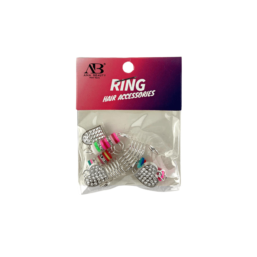 Diaytar Côte d'Ivoire Ana Beauty New York Hair Ring Coil Heart Accessoires pour cheveux - ABD0745GS Beauty