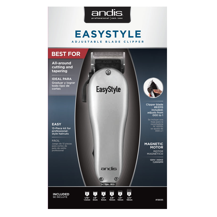 Diaytar Côte d'Ivoire Andis Pro EasyStyle Kit de tondeuse à lame réglable 13 pièces #18695 Beauty