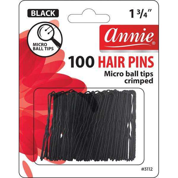 Diaytar Côte d'Ivoire Annie 100 épingles à cheveux à pointe micro boule sertie de 1 3/4 po - Noir #3112 Beauty
