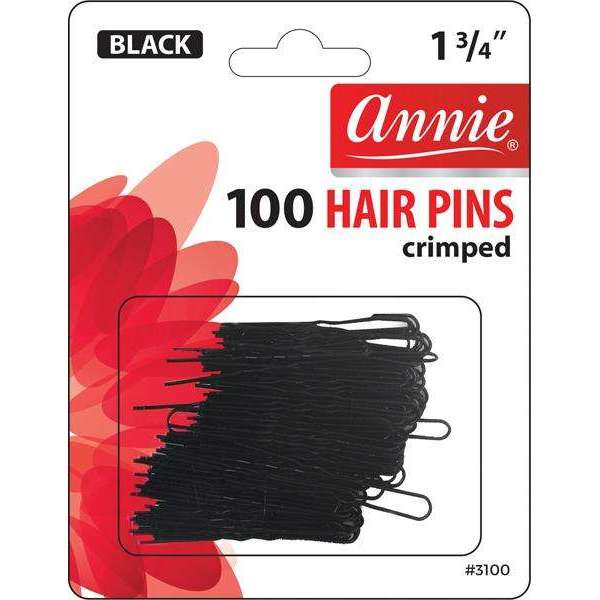 Diaytar Côte d'Ivoire Annie 100 épingles à cheveux serties 1 3/4" - Noir #3100 Beauty