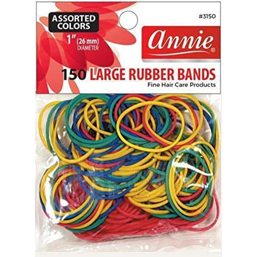 Diaytar Côte d'Ivoire Annie Couleurs Assorties Grands Élastiques 150 PC #3150 Beauty
