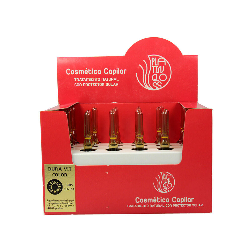 Diaytar Côte d'Ivoire Anti-Chute Ampoulles Platingloss Dura-Vit Cendré (24 x 17 ml) 