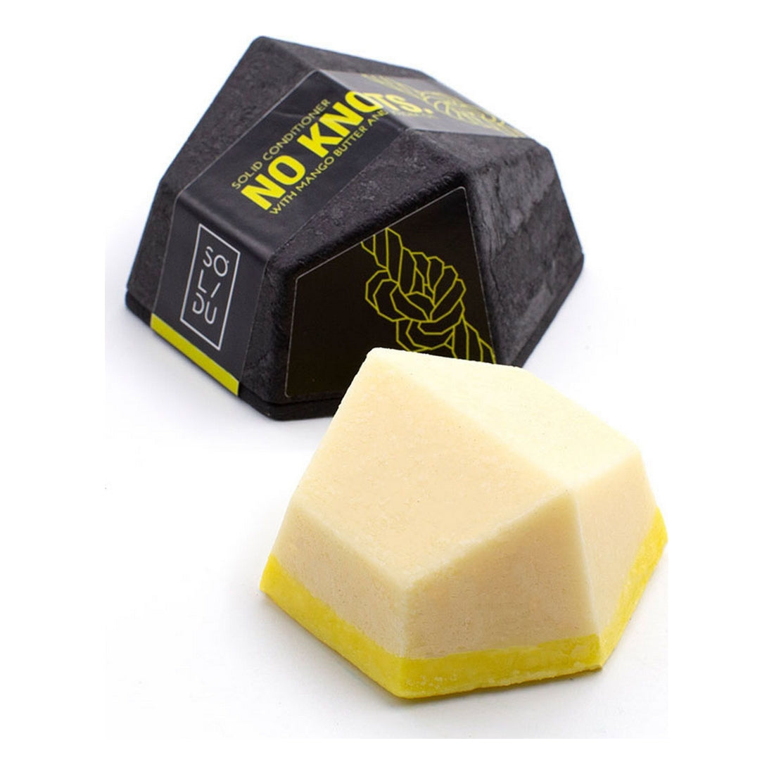 Diaytar Côte d'Ivoire Après-Shampoing Démêlant Solidu No Knots Bar Mangue Jojoba (55 g) 