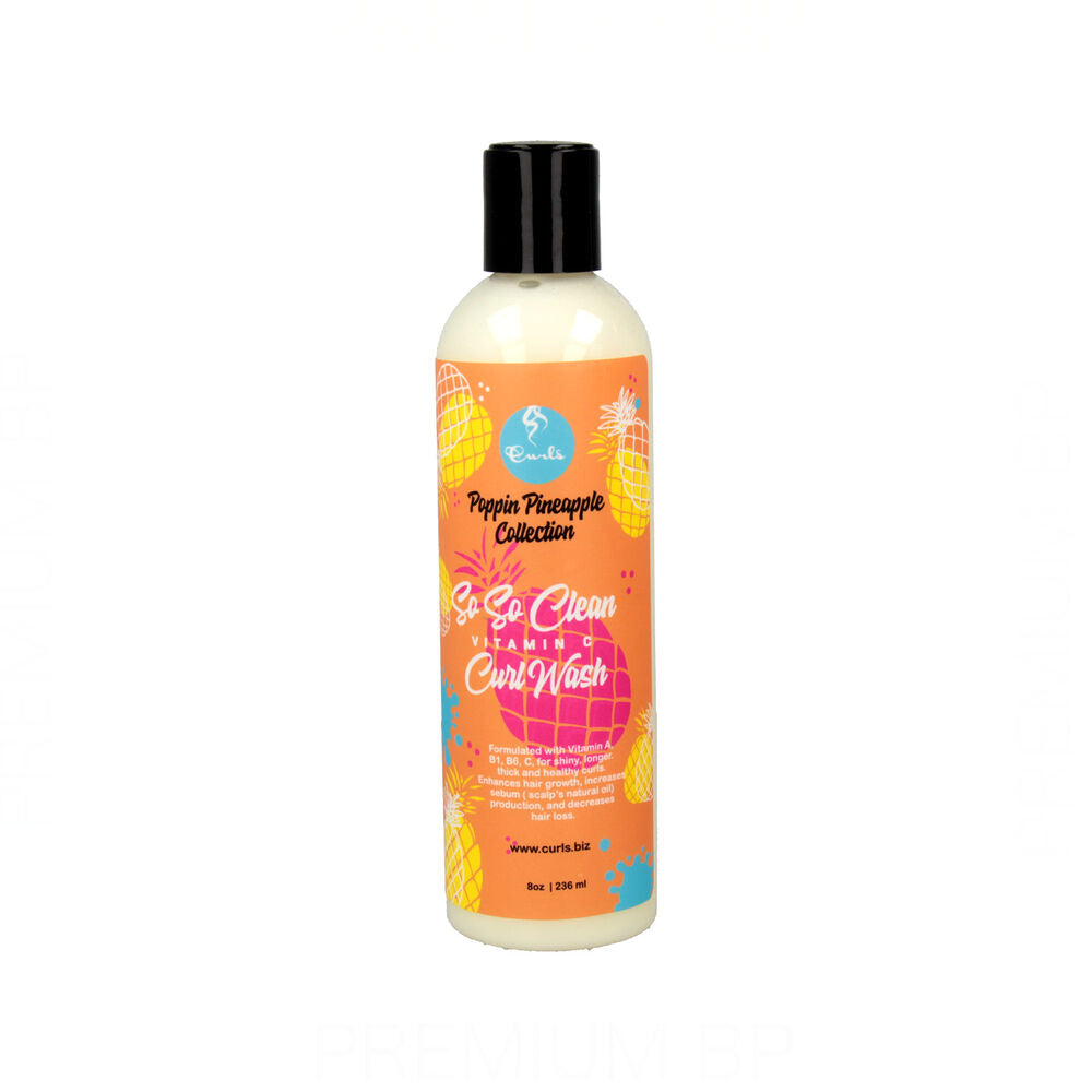 Diaytar Côte d'Ivoire Après-shampooing Curls Poppin Pineapple Collection So So Clean Curl Wash (236 ml) 