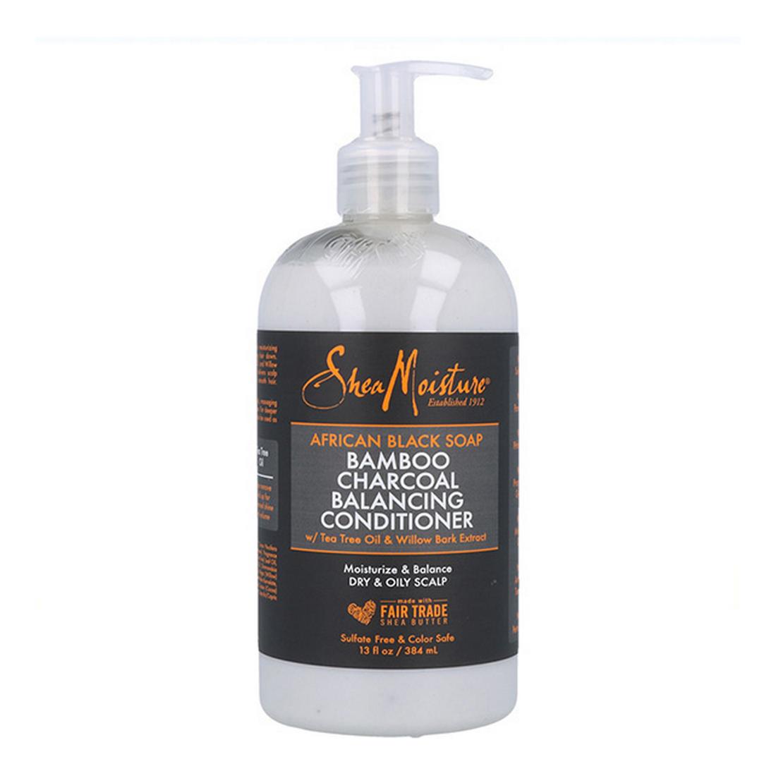 Diaytar Côte d'Ivoire Après-shampooing Savon Noir Africain Charbon de Bambou Shea Moisture (384 ml) 