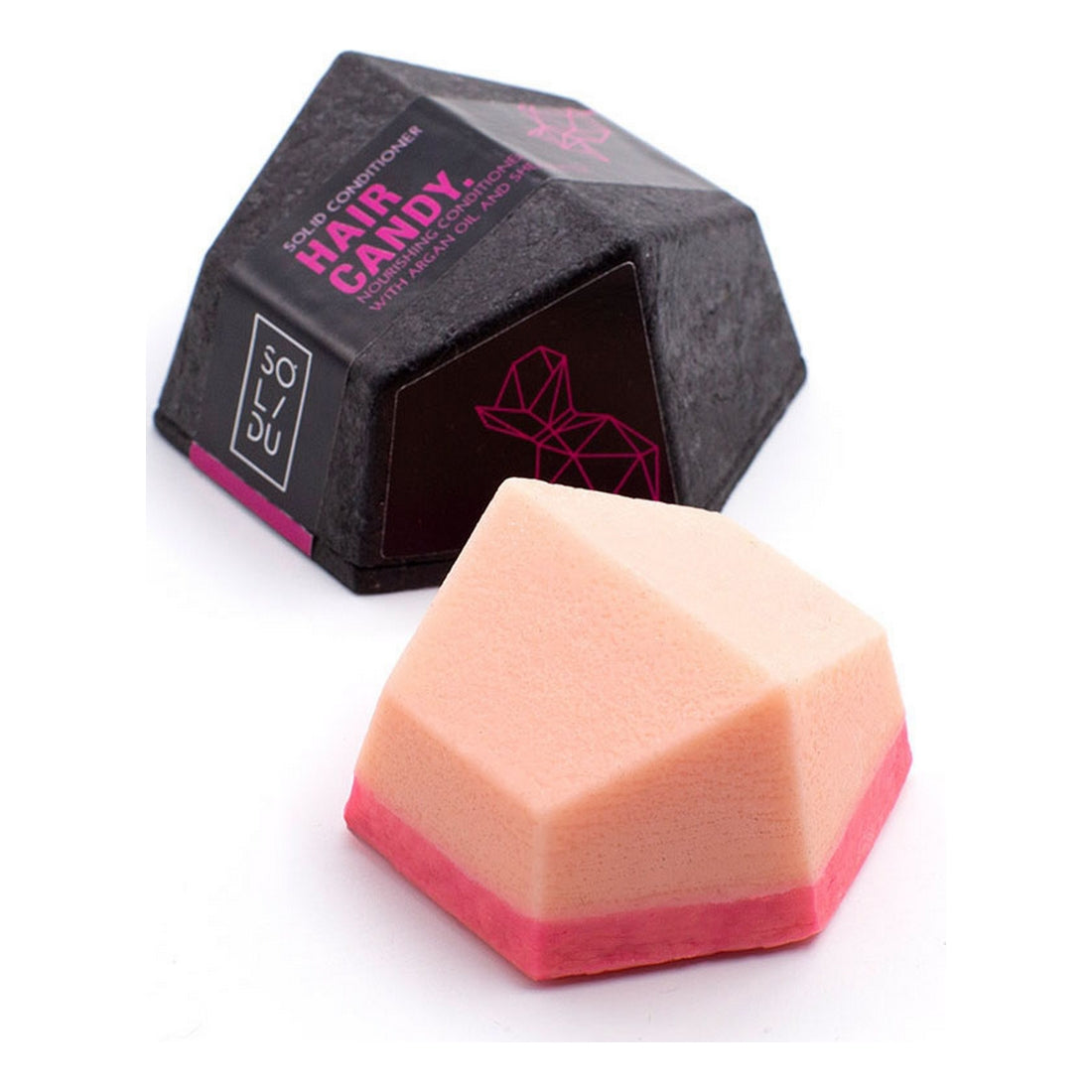 Diaytar Côte d'Ivoire Après-shampooing Solidu Hair Candy Bar Karité Huile d'Argan (60 g) 