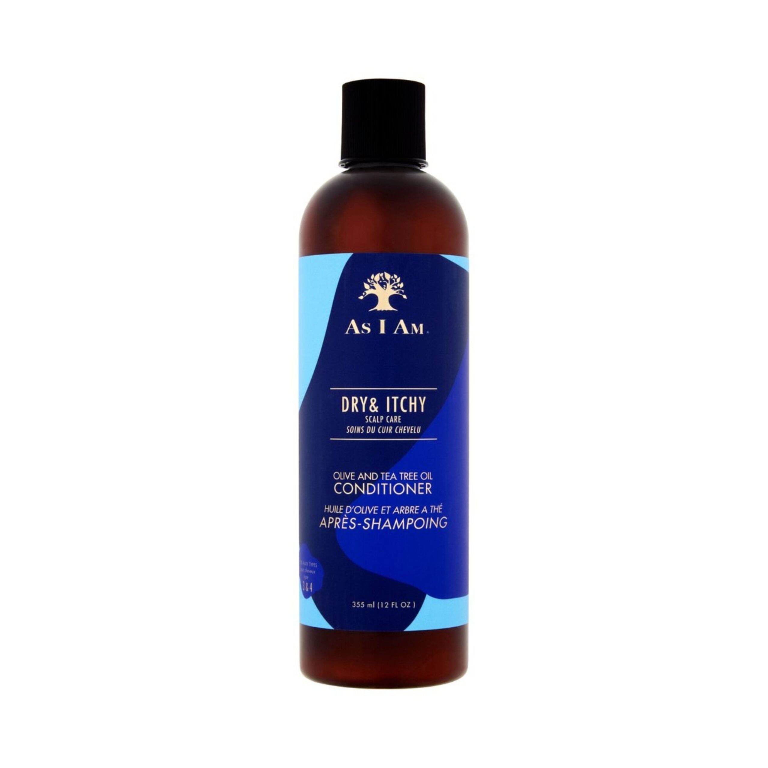 Diaytar Côte d'Ivoire As I Am Dry and Itchy Olive and Tea Tree Oil Conditioner 355ml 