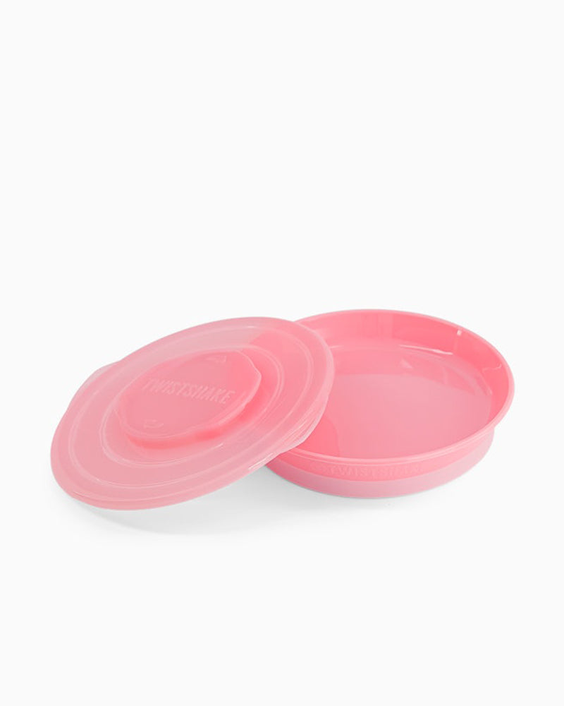 Diaytar Côte d'Ivoire assiette avec couvercle - rose a-table,assiettes,fille,puericulture,Repas,twistshake