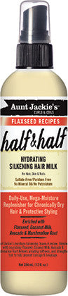 Diaytar Côte d'Ivoire Aunt Jackie's Curls  Coils Recettes de graines de lin Lait capillaire soyeux hydratant moitié-moitié 12 oz BRAND,HAIR