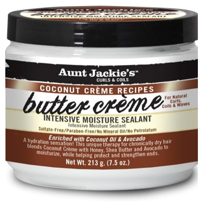 Diaytar Côte d'Ivoire Aunt Jackie's Butter Crème Intensive Moisture Sealant 7.5 OZ Hair Care