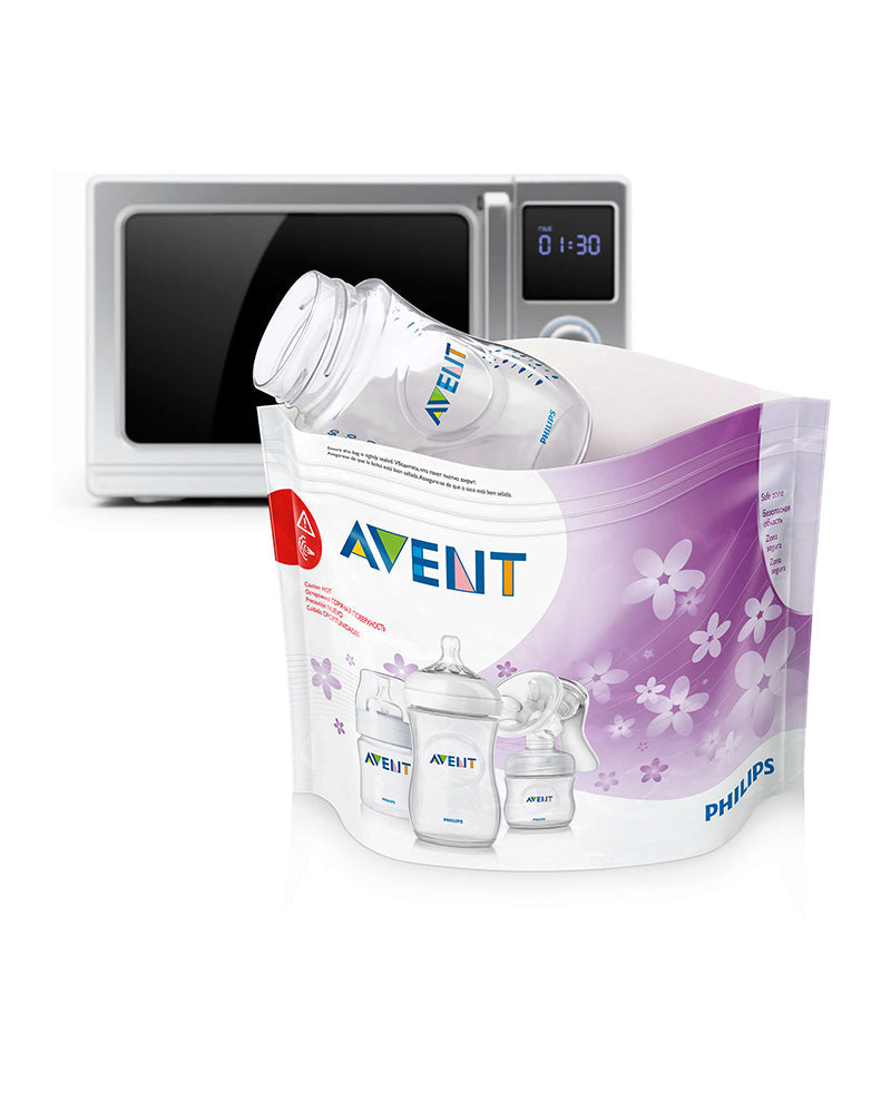 Diaytar Côte d'Ivoire avent sachets de stérilisation pour micro-ondes à vapeur - default title philips-avent,puericulture,Repas,sterilisateurs-de-biberons,strélisateurs-de-biberons