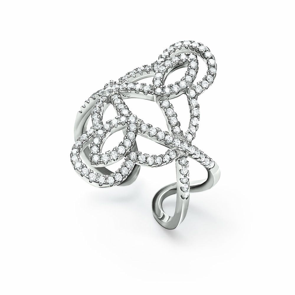 Diaytar Côte d'Ivoire Bague Femme Folli Follie 3R15S077C-52 (Taille 12) 