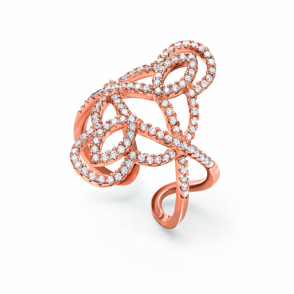Diaytar Côte d'Ivoire Bague Femme Folli Follie 3R15S077RC-52 (Taille 12) 
