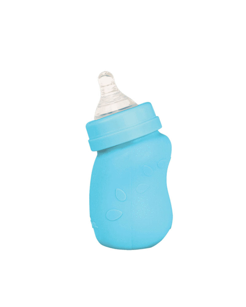Diaytar Côte d'Ivoire biberon en verre avec couvercle en silicone bleu green sprouts 147ml - 0m+ biberon,biberons-2,garcon,green-sprouts,puericulture,Repas