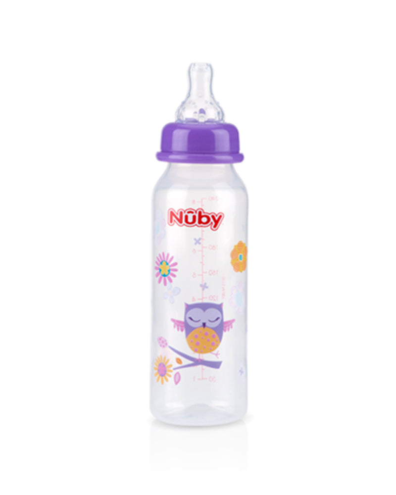 Diaytar Côte d'Ivoire biberon nûby col standard débit lent 0m+ 240ml - mauve 