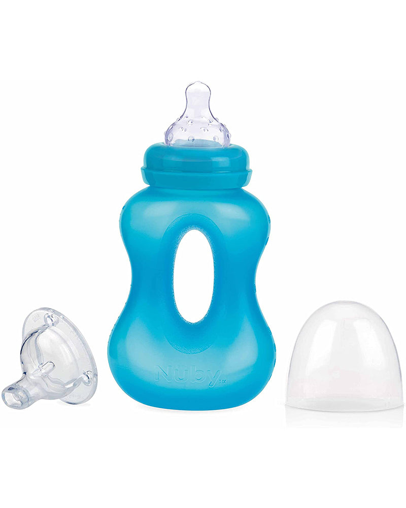 Diaytar Côte d'Ivoire biberon nûby d'apprentissage easy grip 240ml 3m+ - bleu biberon,biberons-2,garcon,nuby,puericulture,Repas