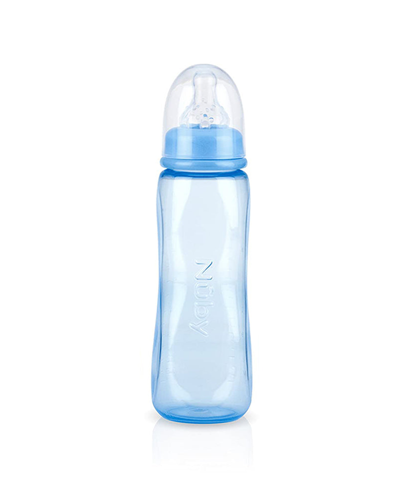 Diaytar Côte d'Ivoire biberon nûby en polycarbonate classique 0m+ 240ml - bleu 