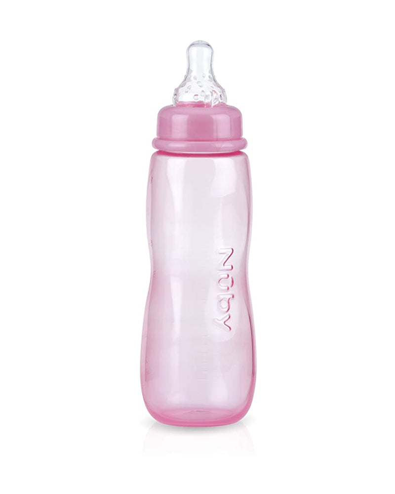 Diaytar Côte d'Ivoire biberon nûby en polycarbonate classique 0m+ 240ml - rose 