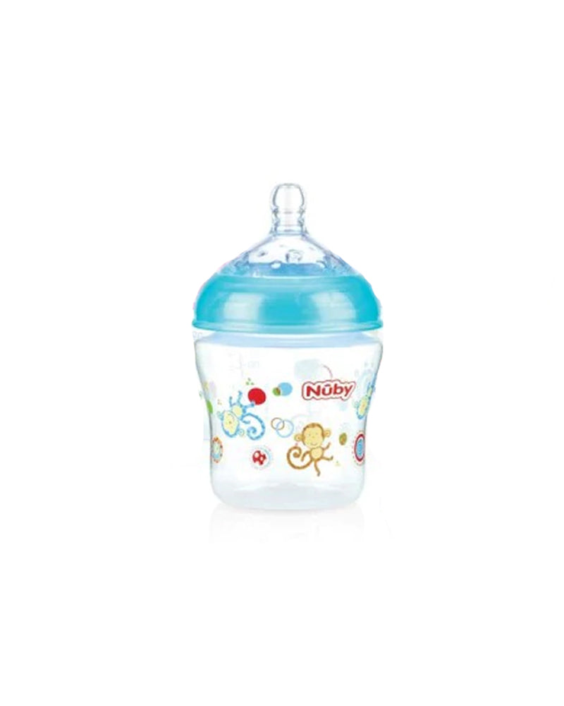 Diaytar Côte d'Ivoire biberon nûby en polycarbonate col large 0m+ 180ml - bleu ciel 