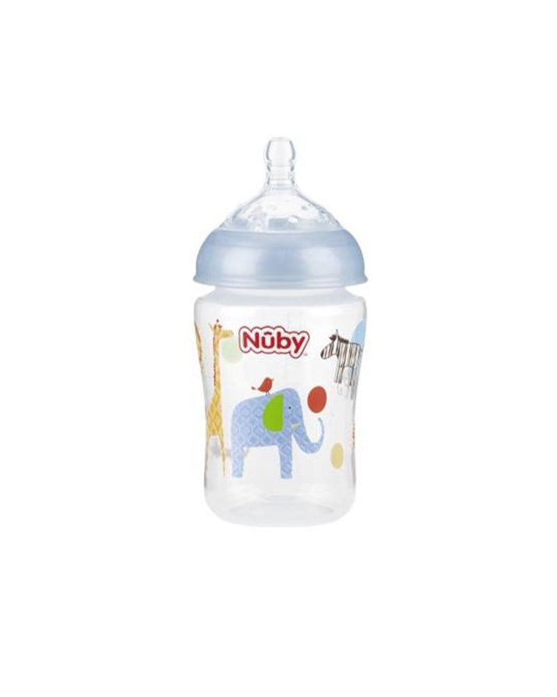 Diaytar Côte d'Ivoire biberon nûby en polycarbonate col large 0m+ 270ml - bleu 