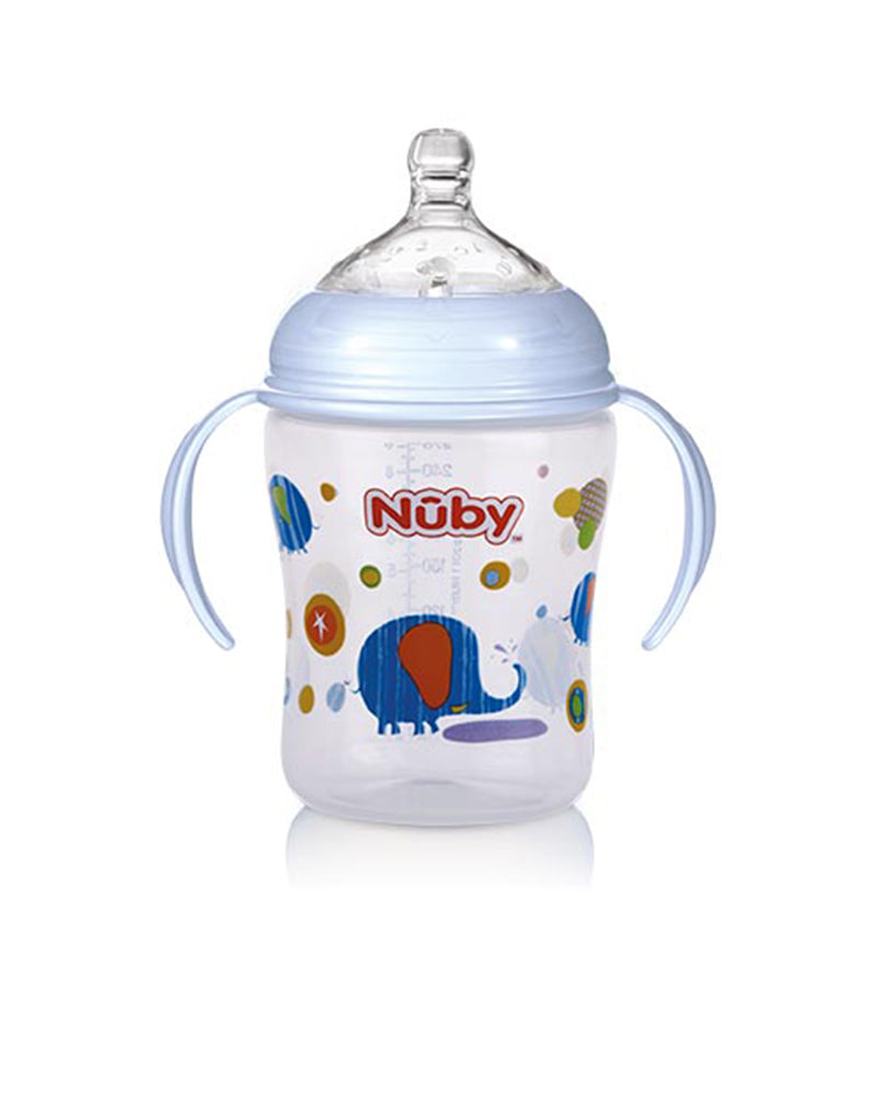 Diaytar Côte d'Ivoire biberon nûby évolutif avec anses amovibles éléphant 3m+ 270ml biberon,biberons-2,garcon,nuby,puericulture,Repas
