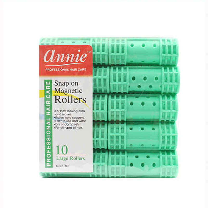 Diaytar Côte d'Ivoire Bigoudis Annie Large Vert (10 uds) 