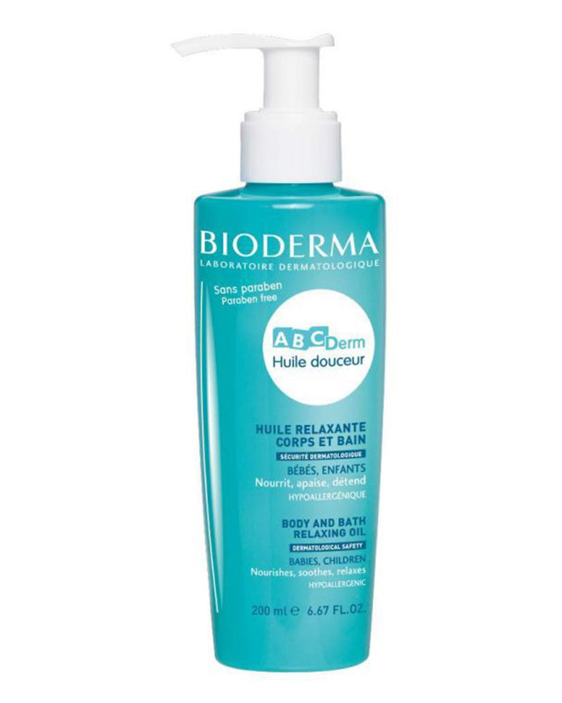 Diaytar Côte d'Ivoire bioderma abcderm huile relaxante - 200ml - default title bain,bioderma-abcderm,bébé,huile-de-massage,hydratants-corps,hygiene-et-soin-bebe,puericulture